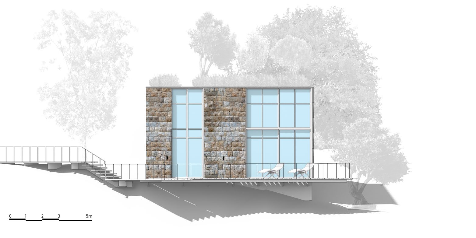 House in a field, Berbara Lebanon